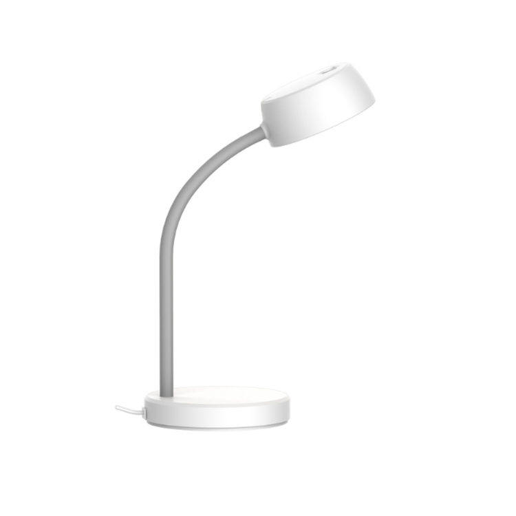 Desain Sederhana Modern Pencét Tombol Lampu Méja LED Fleksibel sareng saklar on-off pikeun diajar barudak