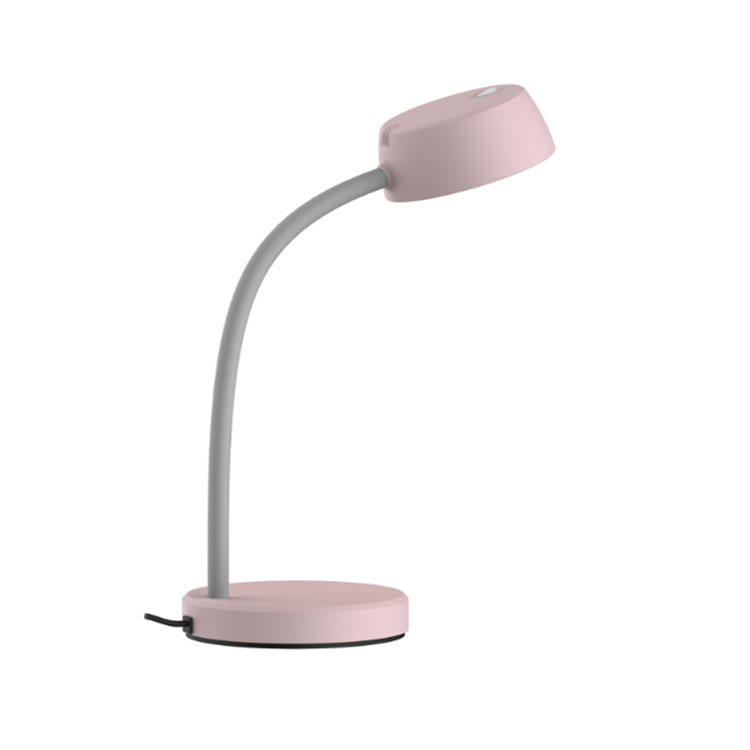 Lámpara de mesa LED flexible con botón de presión de diseño simple y moderno con interruptor de encendido y apagado para que los niños aprendan