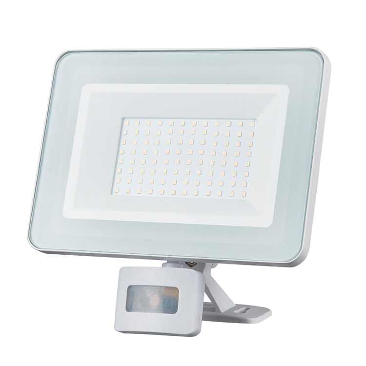 IP65 Outdoor 20/30/50/70W Die-cast Aluminum Tempered Glass Led Flood Light na may Quick Waterproof Connector